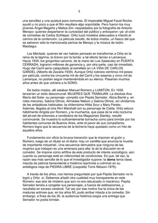 Mecha Ortiz, actress PDF