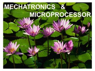 MECHATRONICS &
MICROPROCESSOR
 