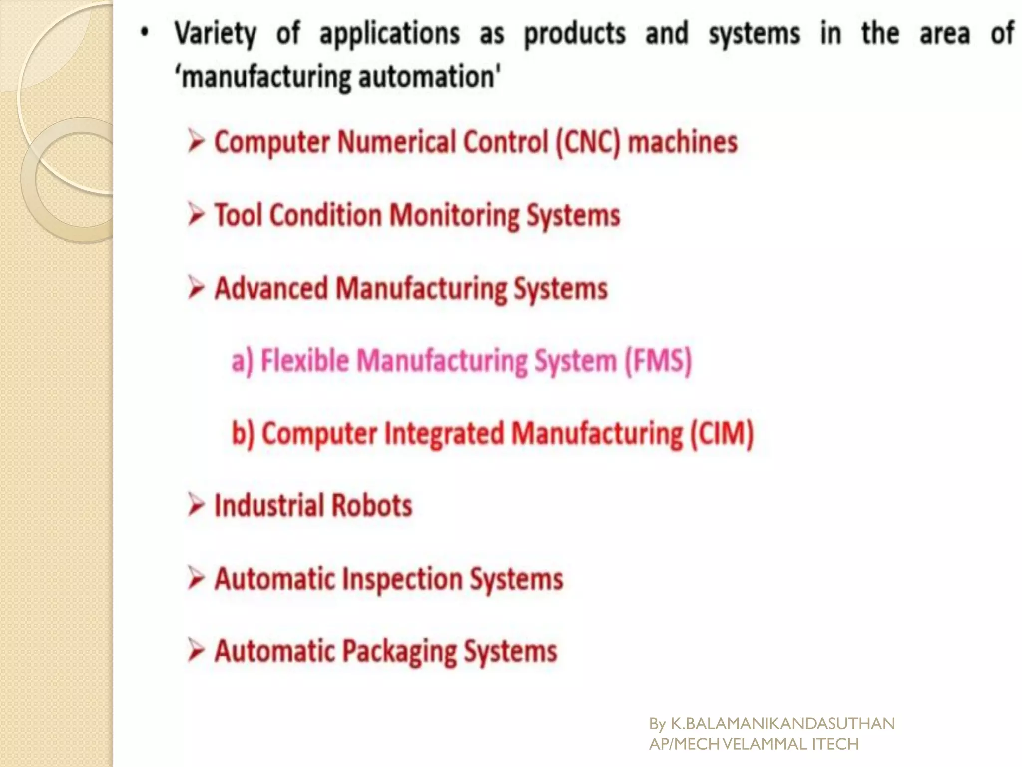 By K.BALAMANIKANDASUTHAN
AP/MECHVELAMMAL ITECH
 