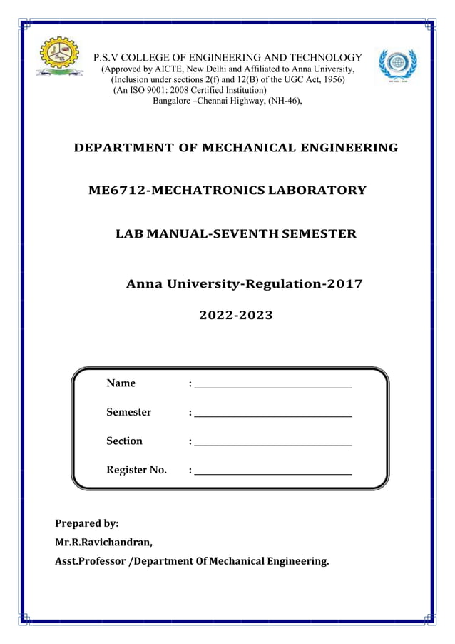 Mechatronics Manual.docx