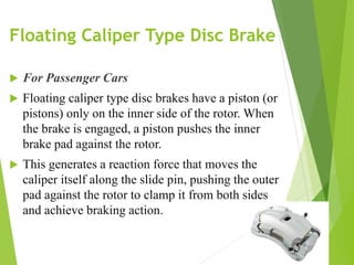 Brake Floating Design Mech disc brakes ppt | PPTX