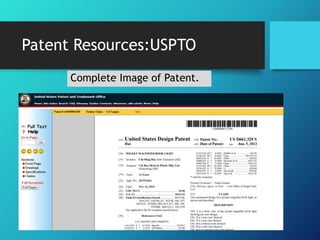 Patent Resources:USPTO 
Complete Image of Patent. 
 