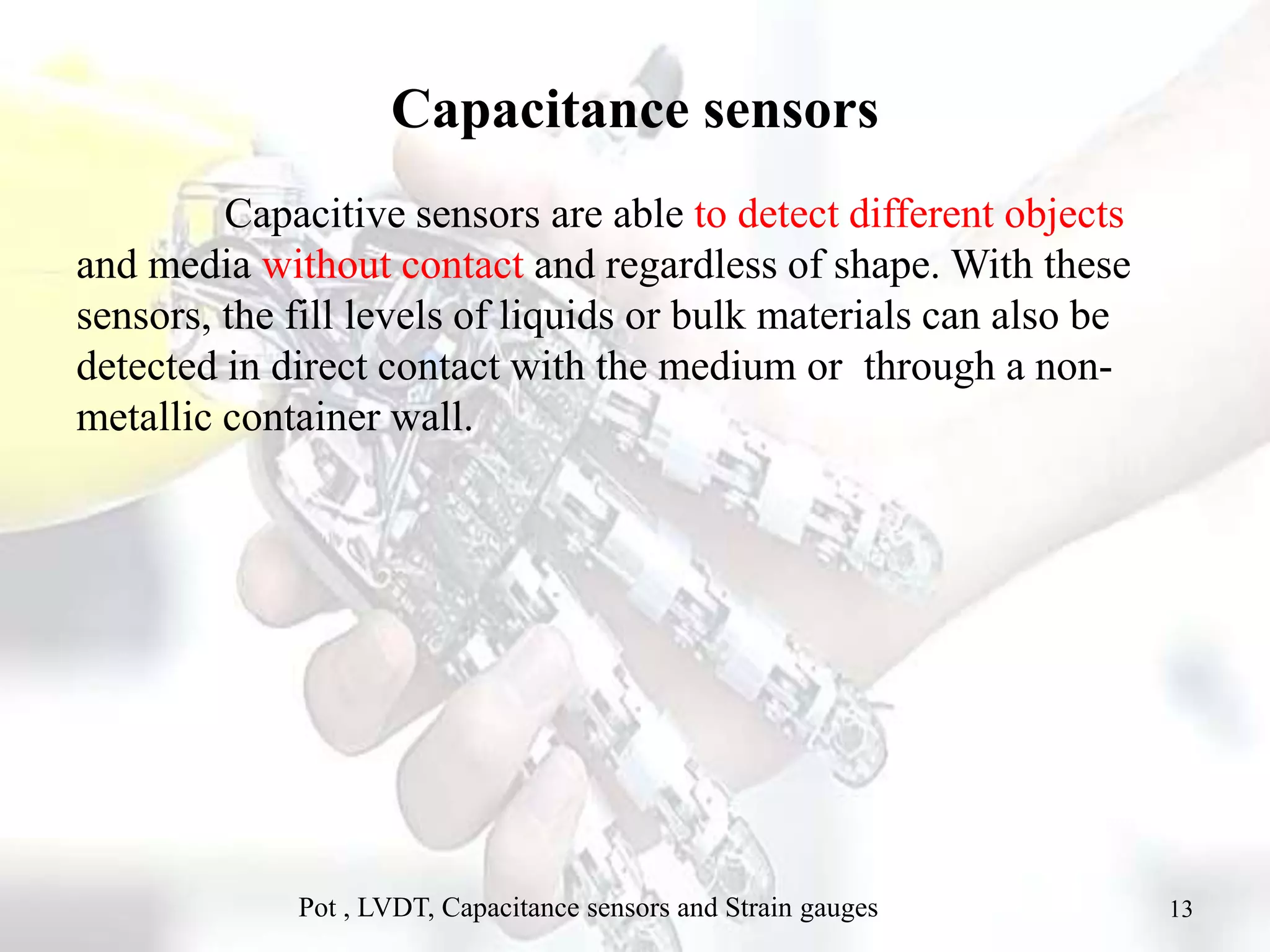 Sensors and its classification 1 | PPTX