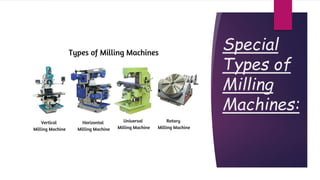 Types of Milling Machines | PPTX