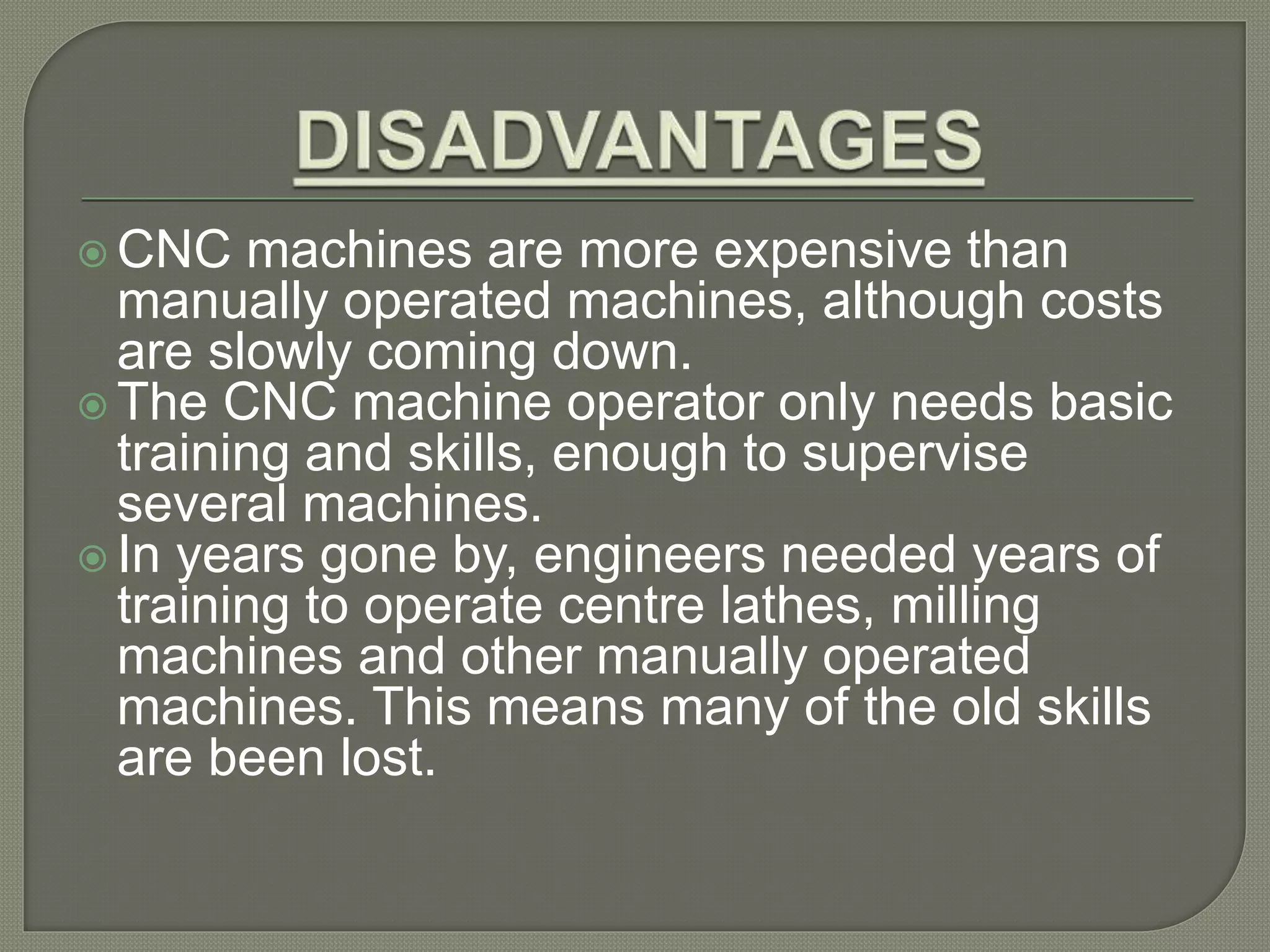 Mechanical CNC machine | PPTX