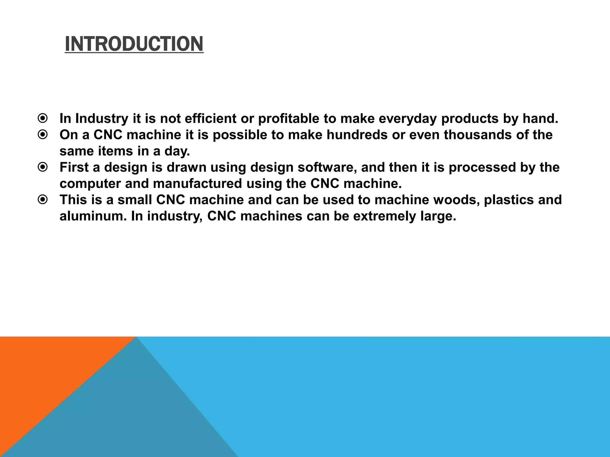 Mechnical cnc machines ppt | PPTX | Woodworking | Arts and Crafts