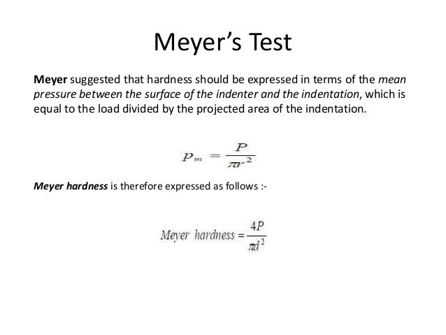 meyer hardness test
