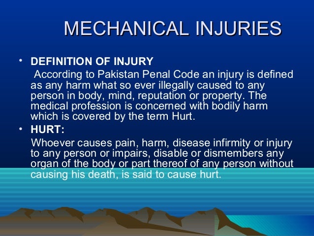 Injury Definition And Meaning _ INCUR AN INJURY definition and meaning ...