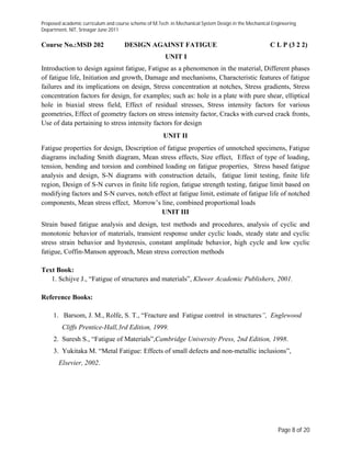 Mech syllabus mtech | PDF