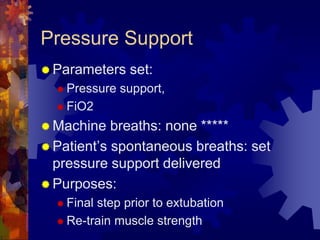 Fi02 Machine mechanical ventilators for medical student | PPT