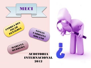 MECI




   AUDITORIA
 INTERNACIONAL
      2012
 