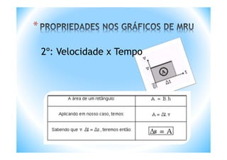 *

    2º: Velocidade x Tempo
 