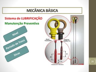 MECÂNICA BÁSICA
Sistema de LUBRIFICAÇÃO
Manutenção Preventiva
26
 