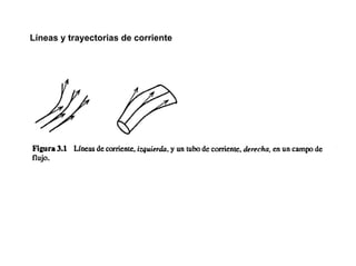 Líneas y trayectorias de corriente
 