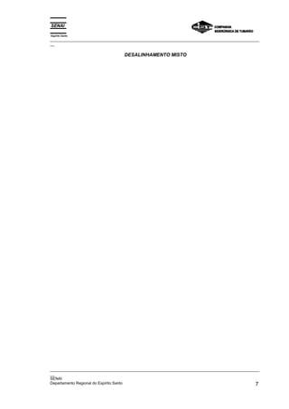 Espírito Santo
_________________________________________________________________________________________________
__
_________________________________________________________________________________________________
__
SENAI
Departamento Regional do Espírito Santo 7
DESALINHAMENTO MISTO
 