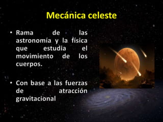 Mecánica celeste