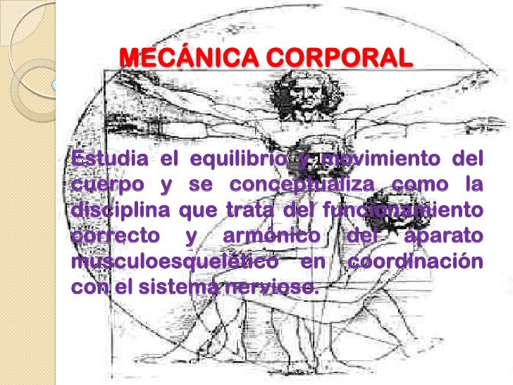 Mecánica corporal exposicion mia anatomia
