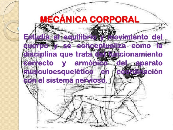 Mecánica corporal