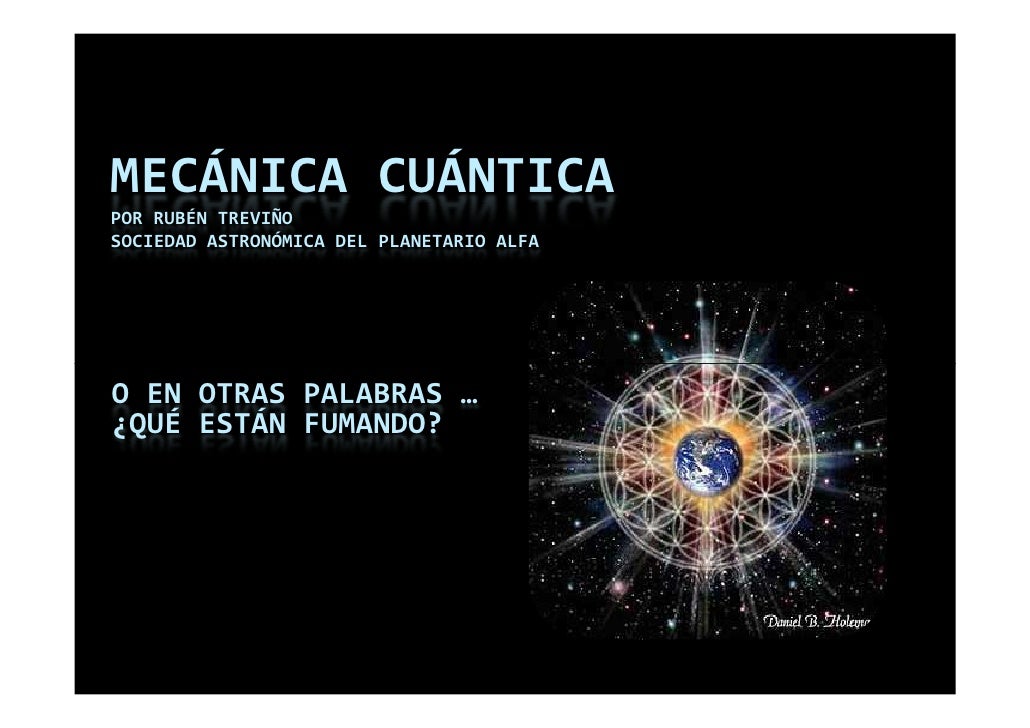 mecanica cuantica