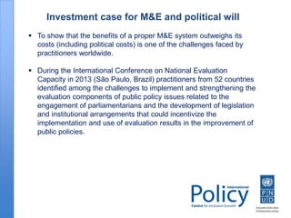 The role of Monitoring and Evaluation in Improving Public Policies ...