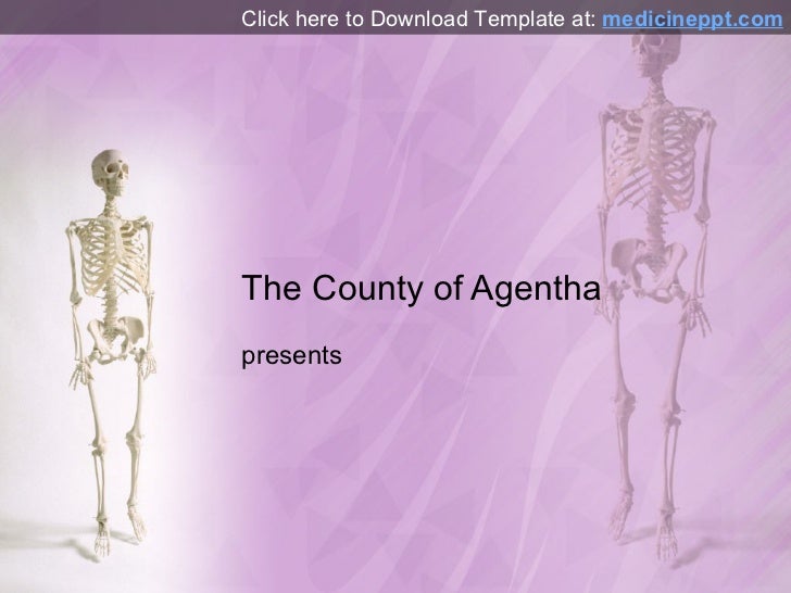 Free Human Skeleton PowerPoint Template