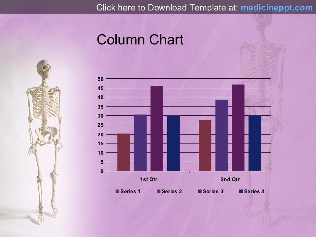 Free Human Skeleton PowerPoint Template