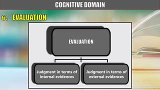 Judgment in terms of
internal evidences
Judgment in terms of
external evidences
 