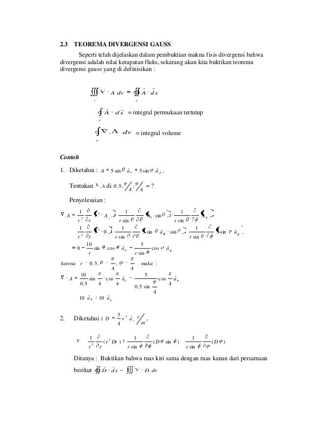 Contoh Soal Divergensi - Siswa Populer