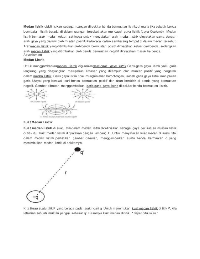 Medan Listrik Medan Listrik