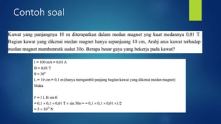 Contoh soal
 