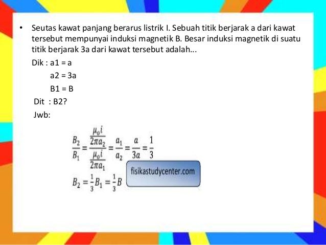 Medan Magnetik Kelas Xii Ipa