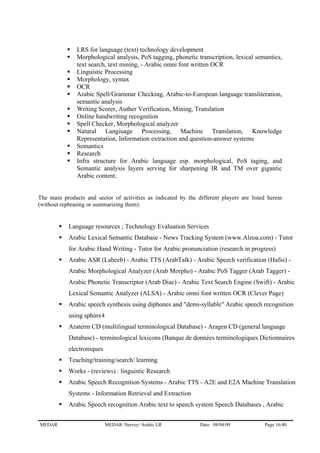 Mediterranean Arabic Language and Speech Technology Resources | PDF