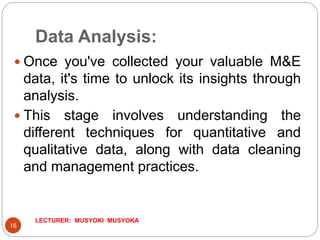 M & E data collection, analysis and reporting.pptx