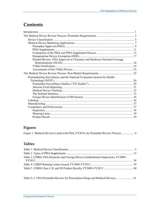 FDA Regulation of Medical Devices | PDF