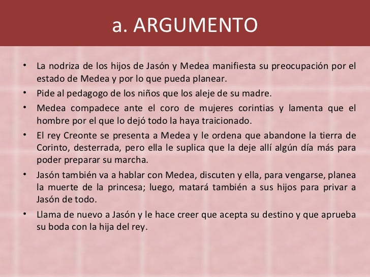 Medea (Eurípides) Slide 18