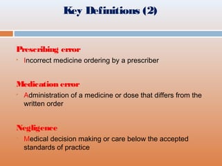 Medication errors in Pediatrics | PPT
