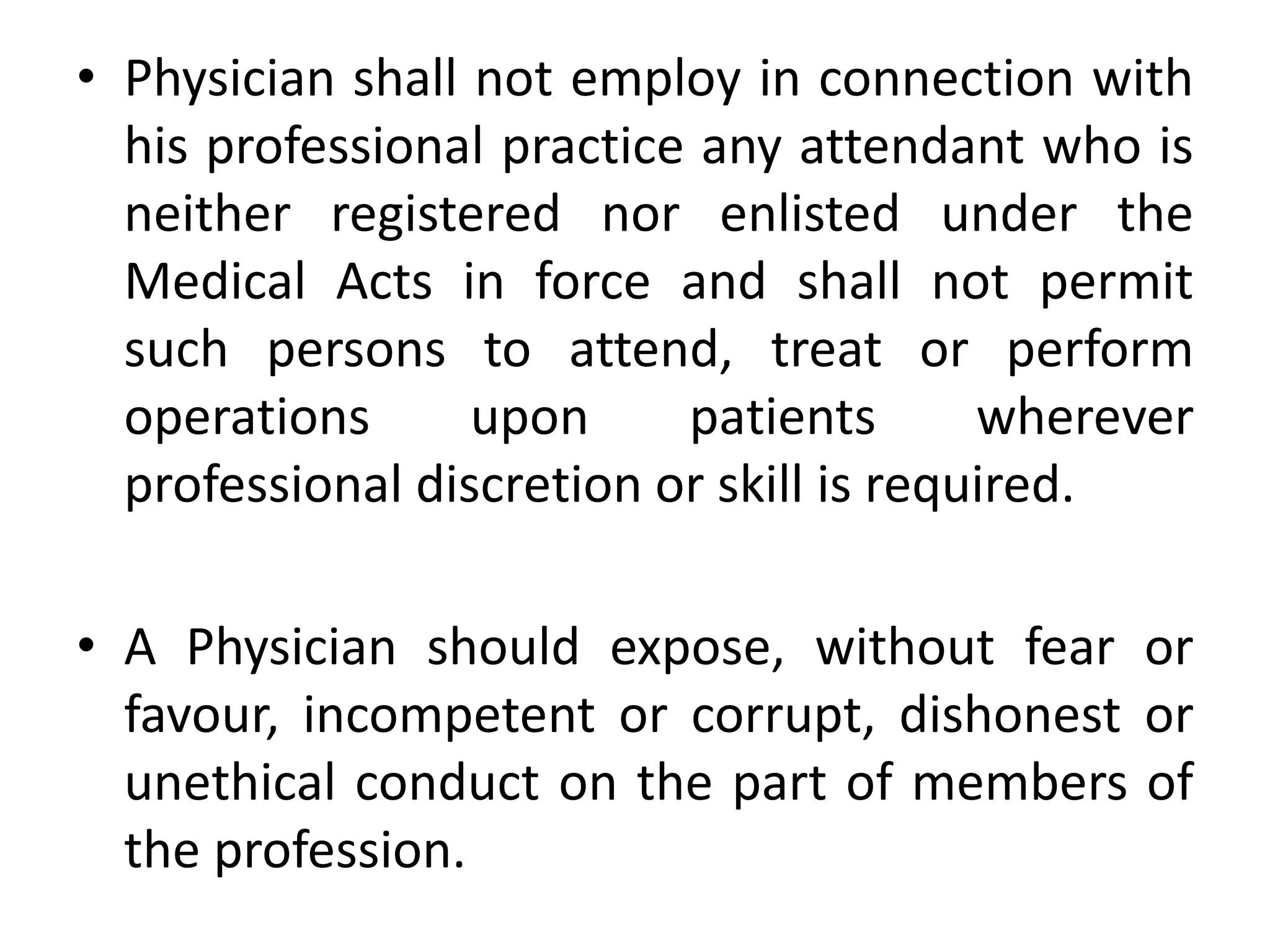 Medical Ethics and Professional Misconduct | PPTX