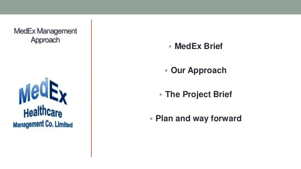 MedEx Healthcare approach