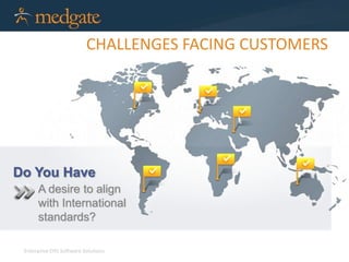 CHALLENGES FACING CUSTOMERS 
Do You Have 
A desire to align 
with International 
standards? 
Enterprise EHS Software Solutions 
 