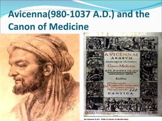 Avicenna(980-1037 A.D.) and the Canon of Medicine 