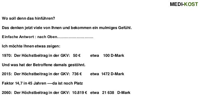 Die Beitragsentwicklung In Der Krankenversicherung Unter Besonderer B