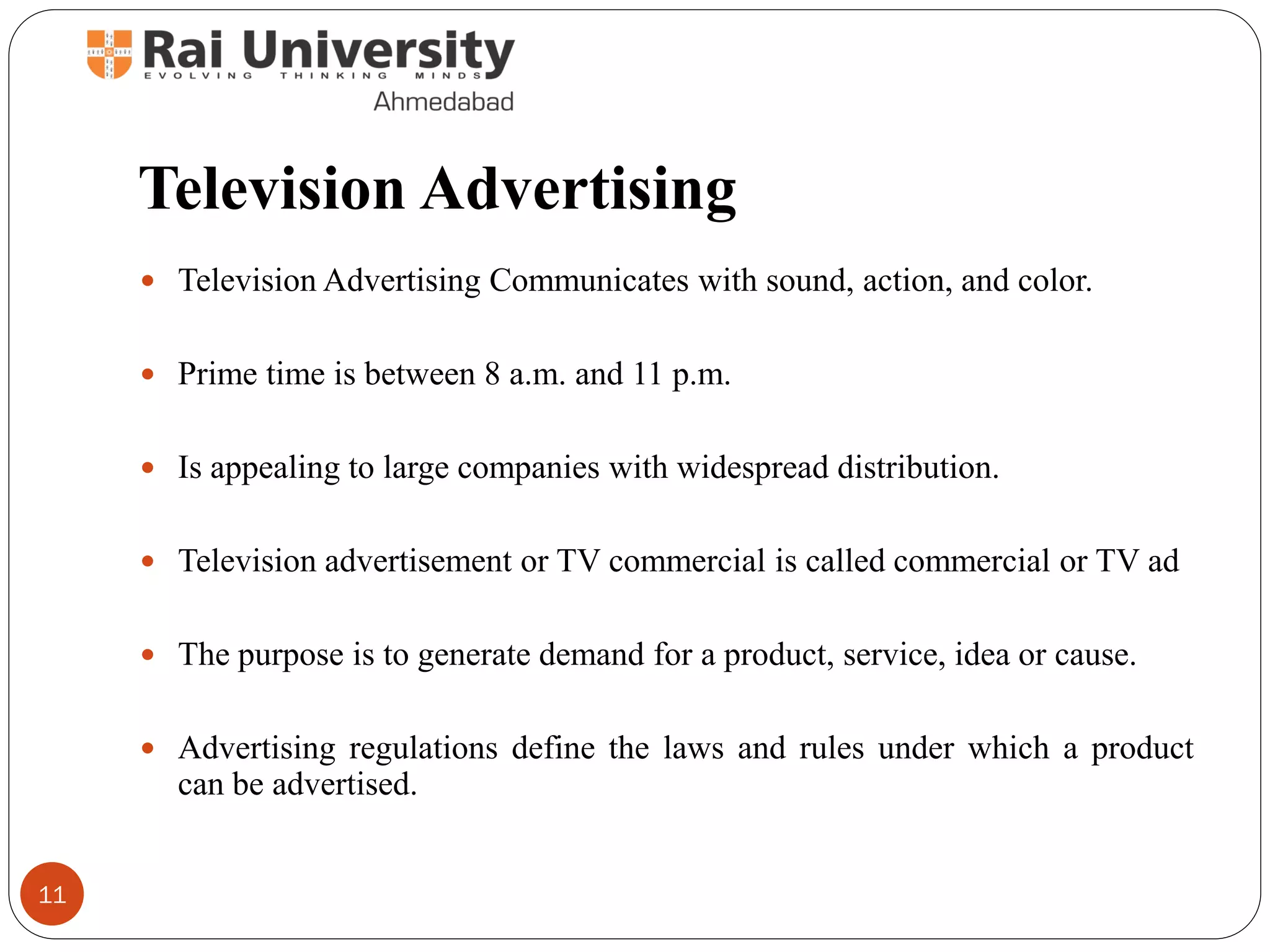Media - Basics of advertising | PDF