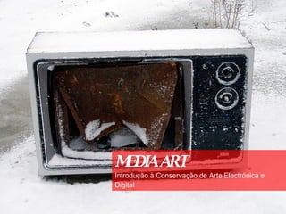 MEDIA ART Introdução à Conservação de Arte Electrónica e Digital 