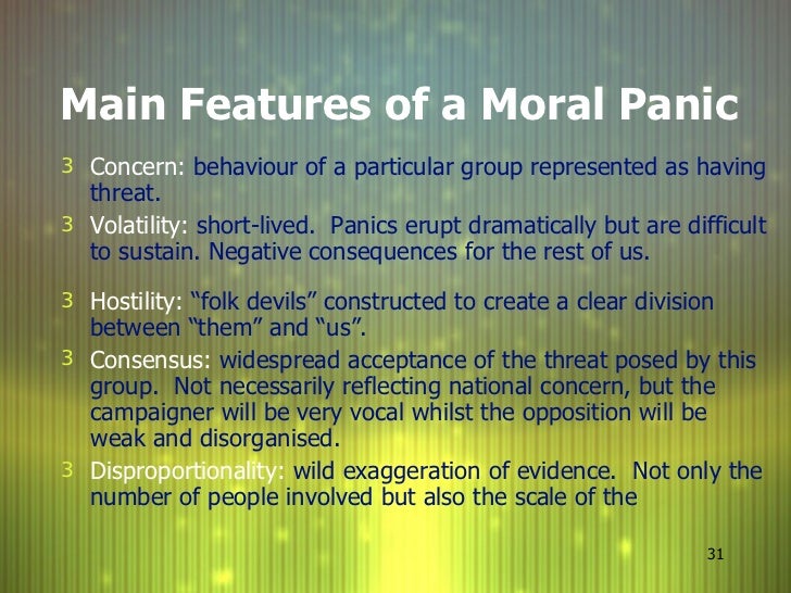 Moral Panics Media Effects and Audience