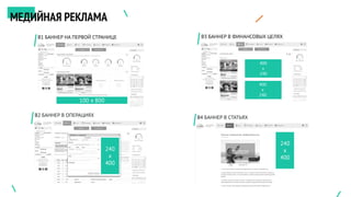B3 БАННЕР В ФИНАНСОВЫХ ЦЕЛЯХ
МЕДИЙНАЯ РЕКЛАМА
B4 БАННЕР В СТАТЬЯХB2 БАННЕР В ОПЕРАЦИЯХ
100 х 800
B1 БАННЕР НА ПЕРВОЙ СТРАНИЦЕ
240
х
400
240
х
400
240
х
400
240
х
400
400
х
240
400
х
240
Добавить операцию х
 