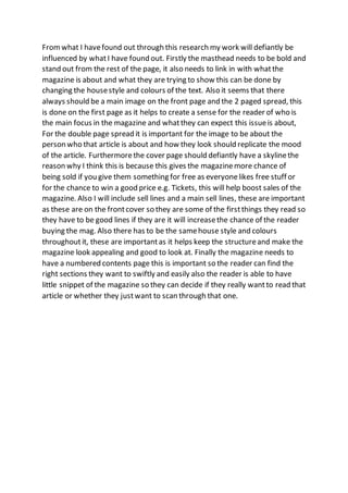 Media magazine paragraph | PDF