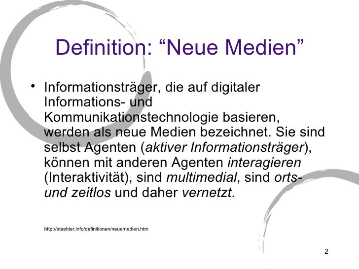 Was Sind Die Neuen Medien Neue Medien