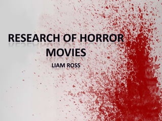 Media - Research of Horror Movies 
