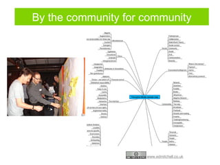 Social model: things you can do By the community for community 