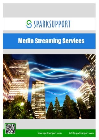 SPARKSUPPORT
MediaStreamingServices
www.sparksupport.com info@sparksupport.com
 